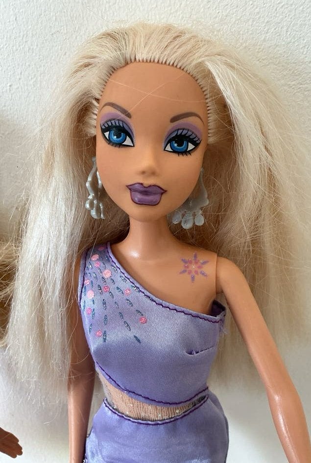 Twee My Scene verzamel Barbie poppen met accessoires, Verzamelen, Ophalen of Verzenden, Gebruikt, Pop