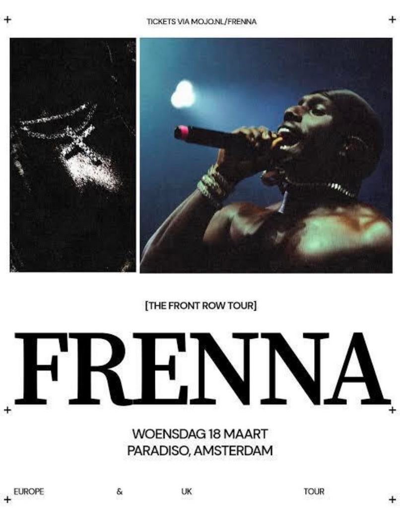 Frenna [THE FRONT ROW TOUR] Paradiso, Drie personen of meer, Maart