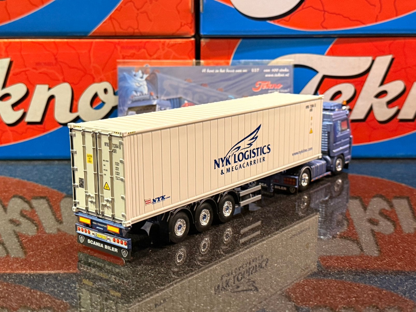 Tekno - Scania 143 Streamline Sneepels, Verzenden, Zo goed als nieuw, Bus of Vrachtwagen, Tekno