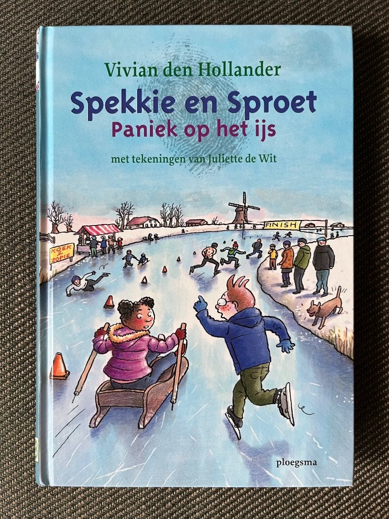 Vivian den Hollander - Paniek op het ijs. (Hardcover) AVI E5, Boeken, Ophalen of Verzenden, Zo goed als nieuw, Vivian den Hollander