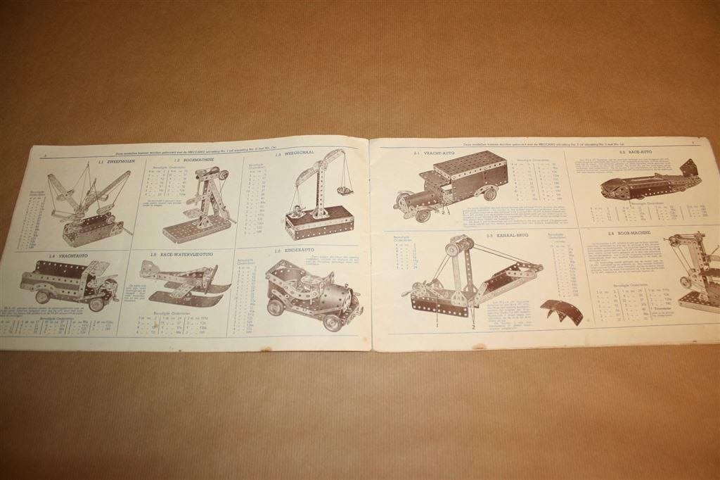 Meccano. Handleiding voor uitrusting No. 4, Ophalen of Verzenden