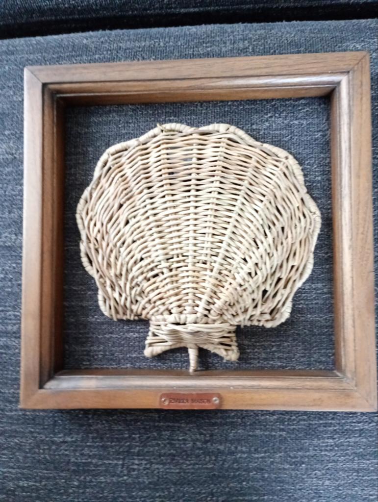 Riviera Maison rattan wand decoratie schelp  Rivièra Maison, Ophalen, Zo goed als nieuw