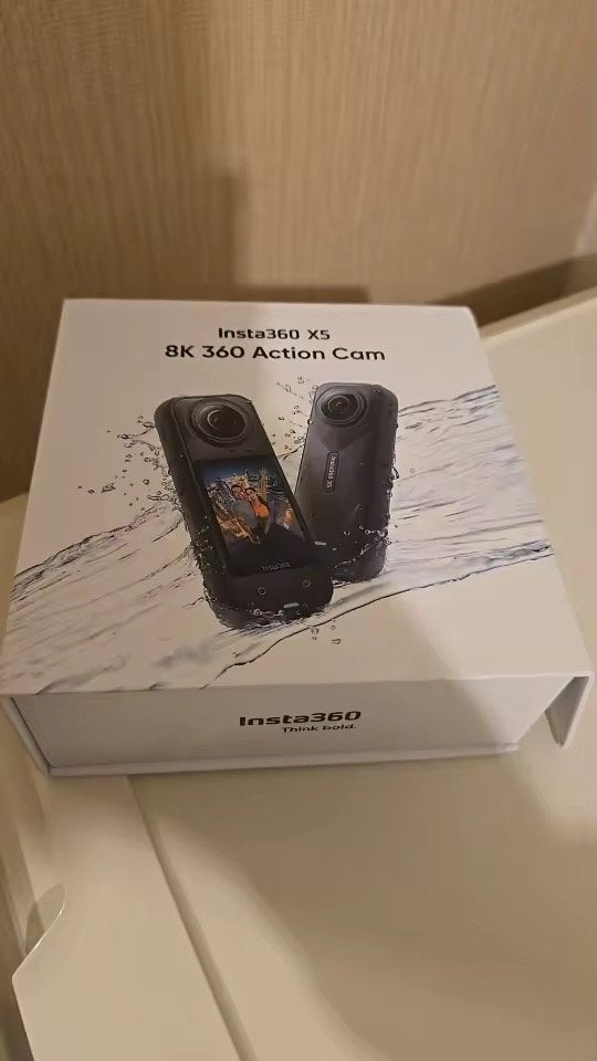 Insta360 X5 360 8K Waterdichte Camera, Ophalen of Verzenden, Zo goed als nieuw, Overige merken