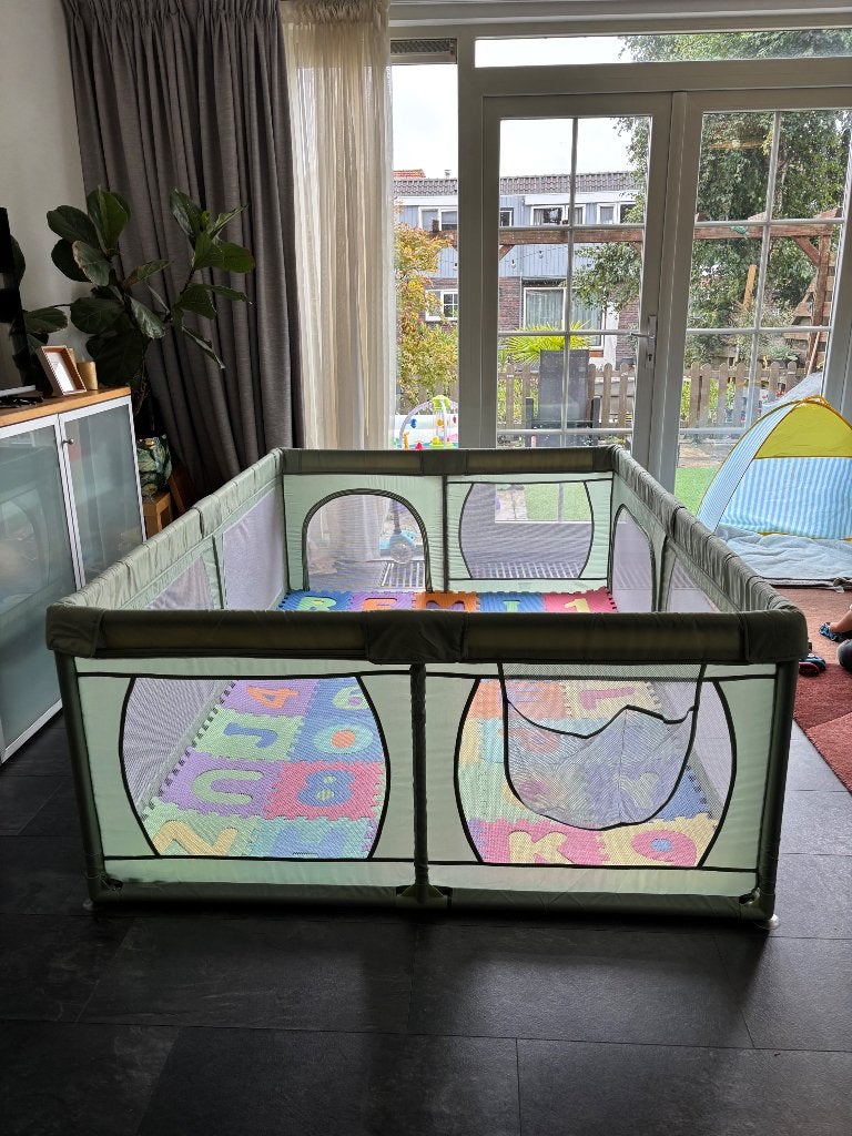 Grondbox baby/peuter groen, Ophalen of Verzenden, Gebruikt, Rechthoekig