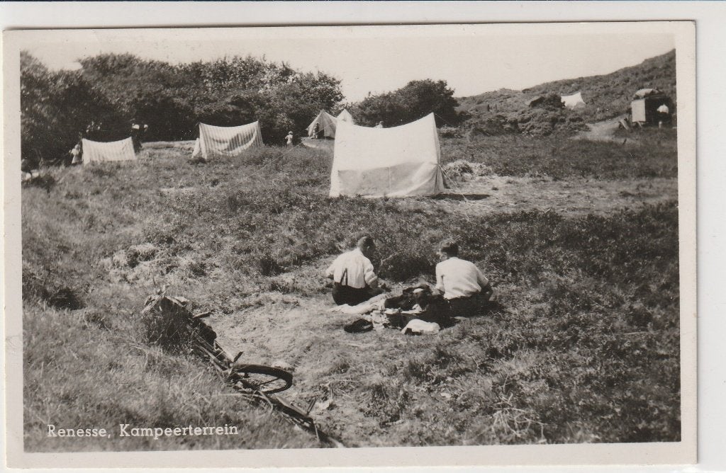 Renesse kampeerterrein, Ophalen of Verzenden, 1940 tot 1960, Gelopen, Zeeland