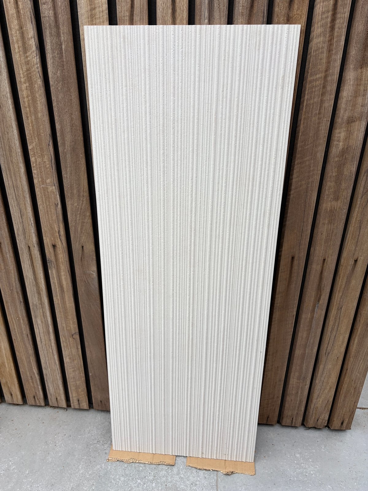 4 x tegel Porcelanosa - Newark Bone, 450x1200, Doe-het-zelf en Verbouw, Tegels, Ophalen, Nieuw, Minder dan 5 m², Wandtegels