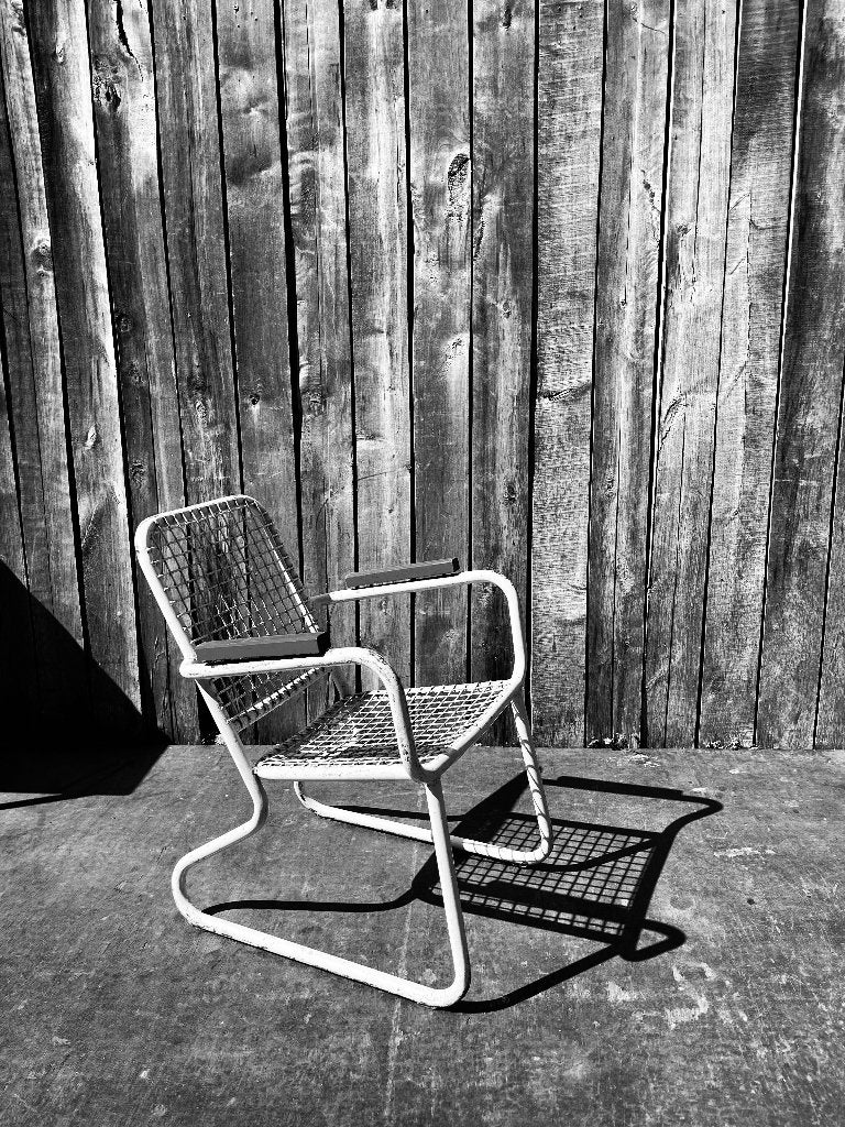 Vintage wire steel stoelen–industrieel design(14 stuks), Ophalen of Verzenden, Gebruikt, Meubilair