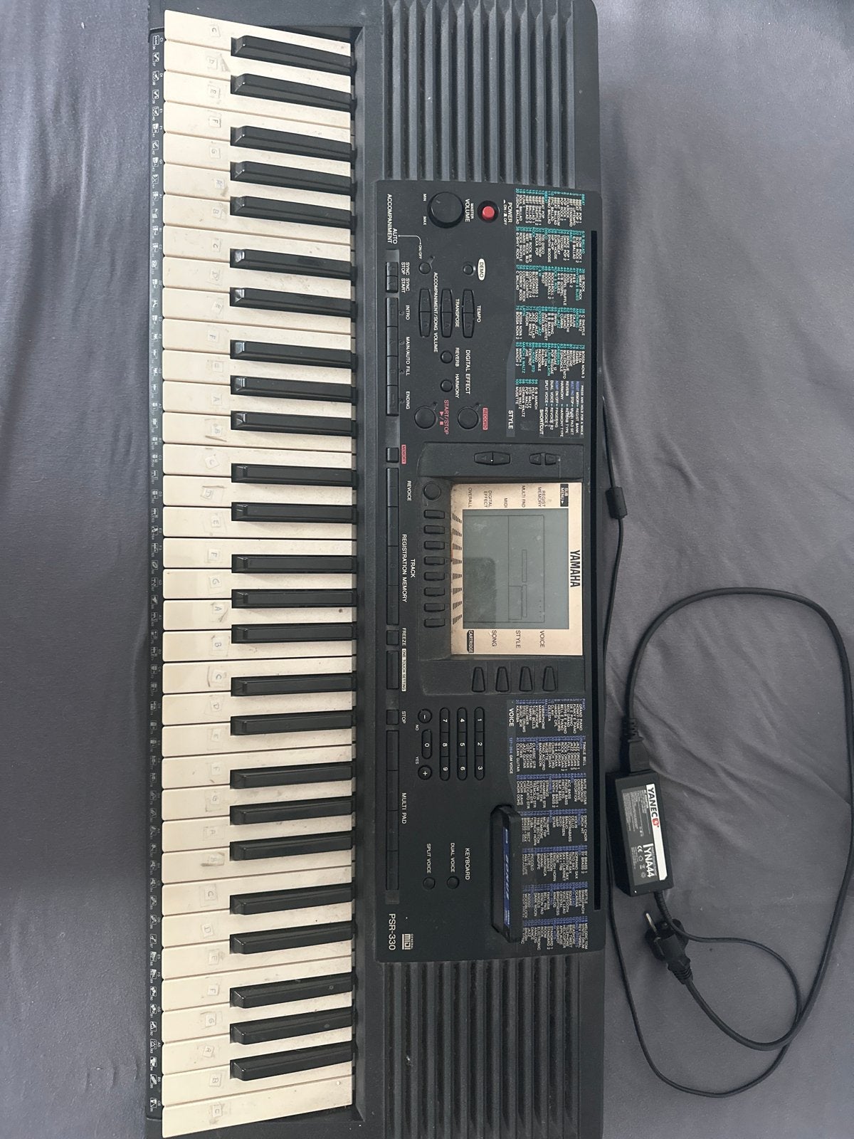 Yamaha PSR-330 Keyboard, Muziek en Instrumenten, Ophalen, 61 toetsen, Gebruikt, Midi-aansluiting