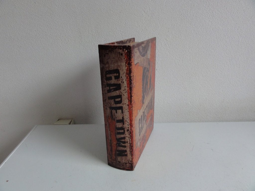 Boek in doosvorm, doos in boekvorm Cape Town, book box, Ophalen of Verzenden