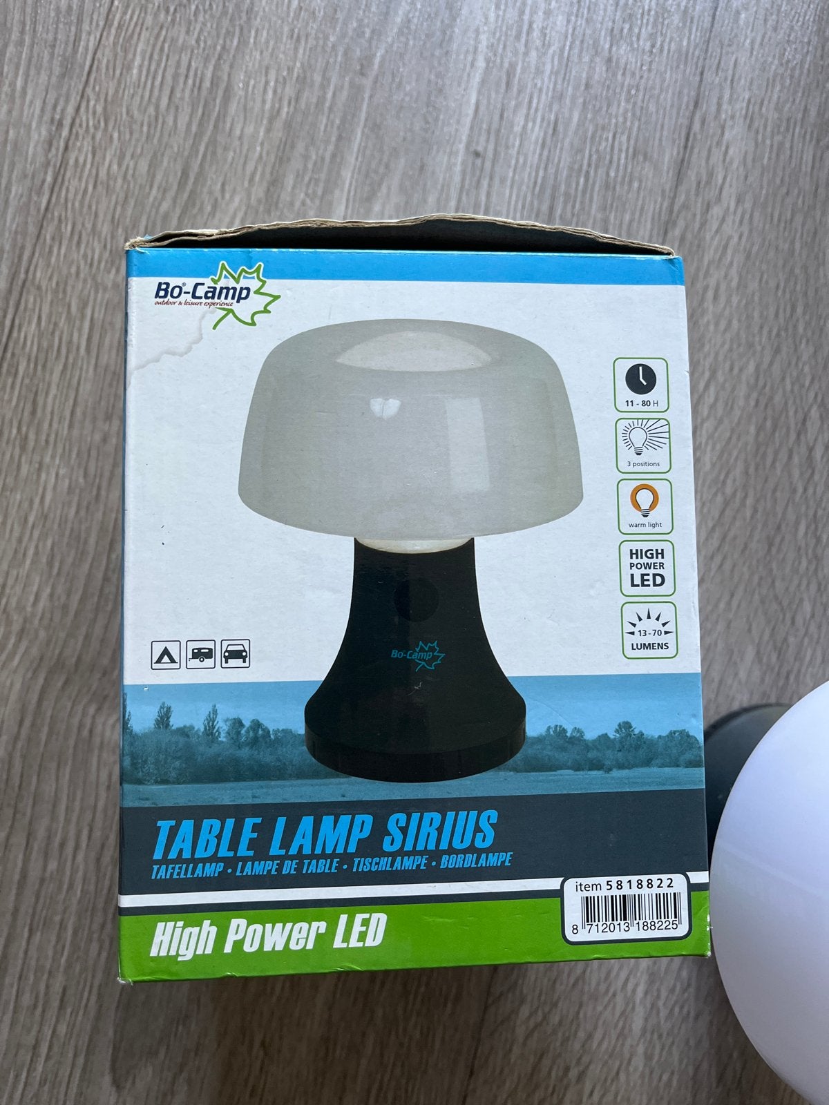 Bo-Camp Sirius Camping Tafellamp - High Power LED, Ophalen of Verzenden, Zo goed als nieuw