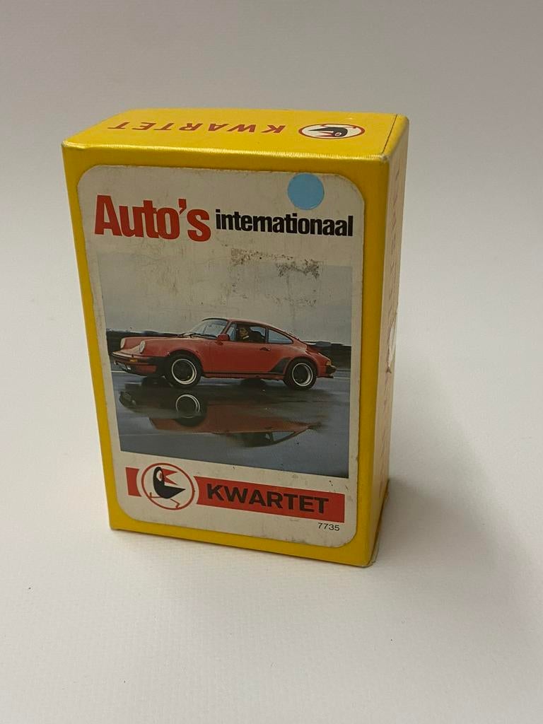 Kwartet Auto's internationaal, Verzamelen, Speelkaarten, Jokers en Kwartetten, Ophalen of Verzenden, Gebruikt, Kwartet(ten)