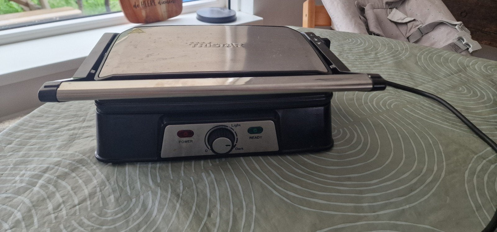 Tristar Grill Machine - Weinig gebruikt, makkelijk schoon, Witgoed en Apparatuur, Grillplaten, Ophalen, Zo goed als nieuw