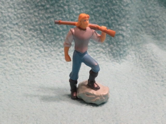 Poppetje Disney Pocahontas John Smith jaren 90, Ophalen of Verzenden, Pocahontas of Kl. Zeemeermin, Zo goed als nieuw, Beeldje of Figuurtje
