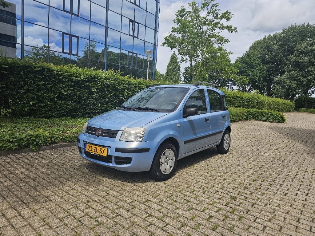 Fiat Panda 1.2 44KW 60PK 2008 Blauw, Auto's, Fiat, Voorwielaandrijving, Airbags, Origineel Nederlands, Handgeschakeld