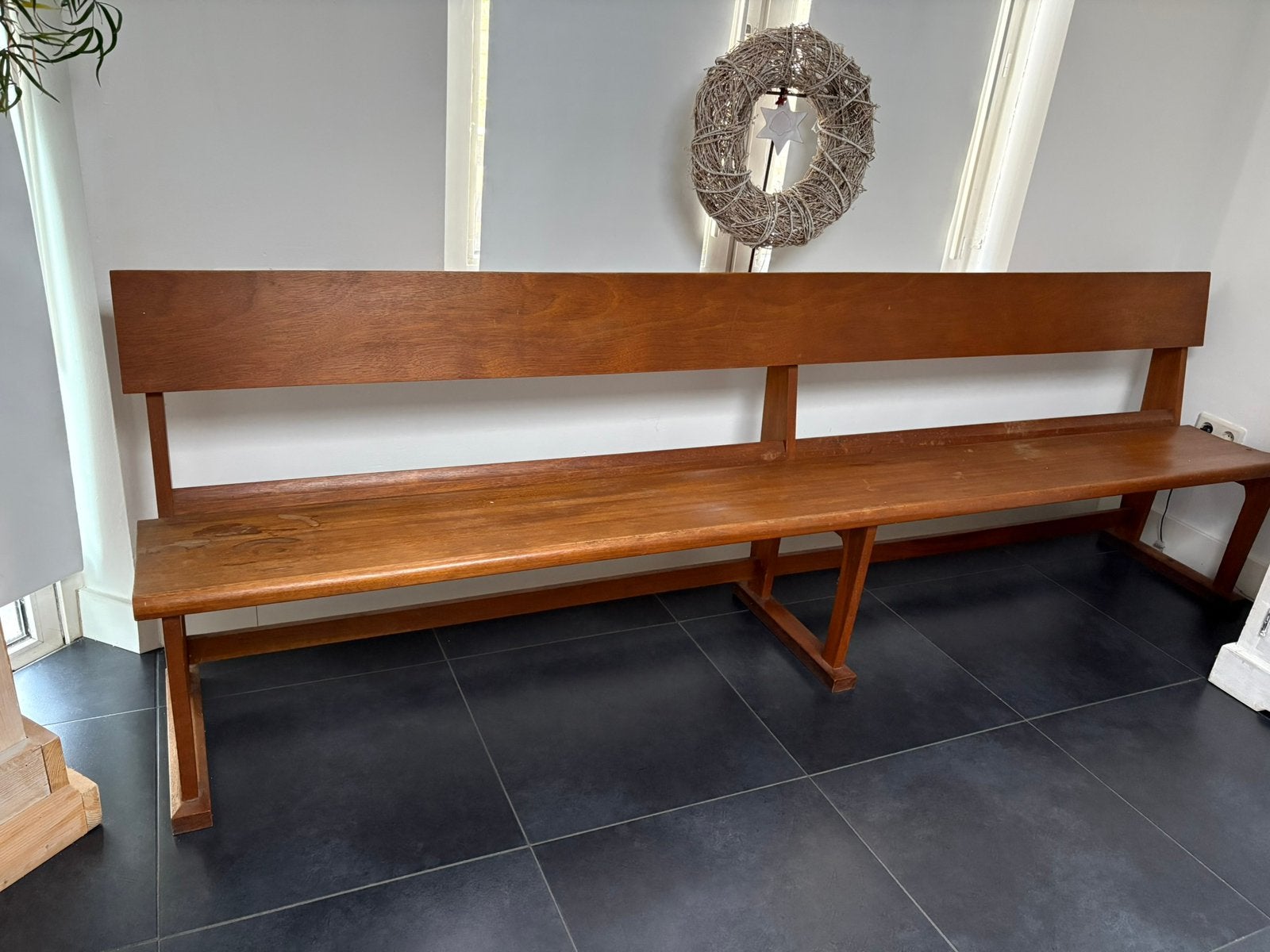 Kerkbank, Huis en Inrichting, Ophalen, Vierpersoons of meer, Minder dan 150 cm