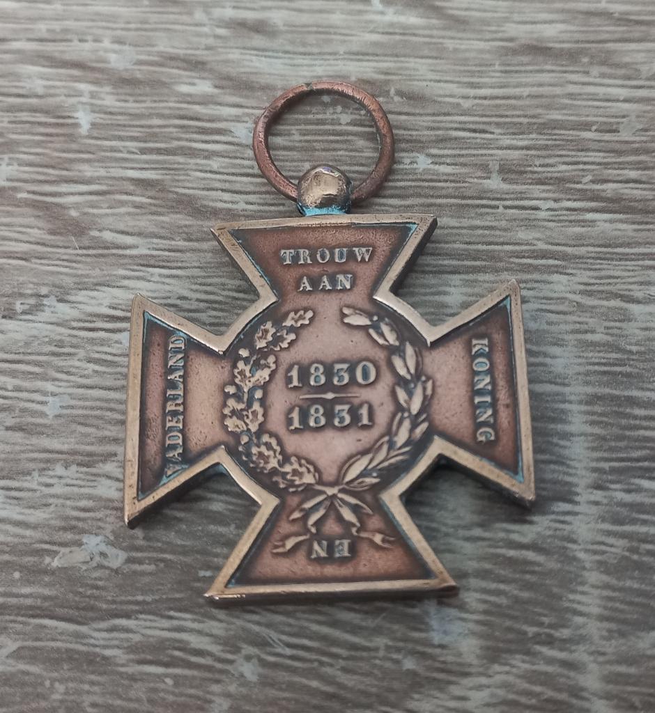 Metalen Hasselt Kruis 1830-1831, Ophalen of Verzenden, Overige soorten, Nederland