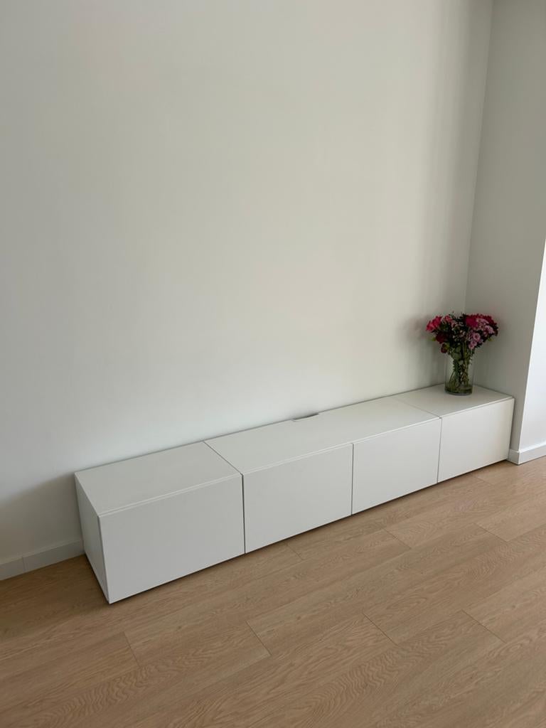 Besta tv-meubel 240cm, Ophalen, Zo goed als nieuw, 200 cm of meer, Minder dan 100 cm
