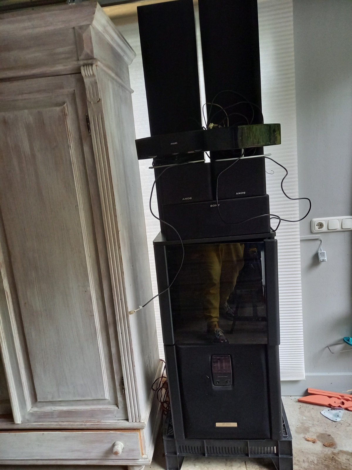 Sony Stereo Speakerset met Subwoofer en Audio Apparatuur, Audio, Tv en Foto, Ophalen, Gebruikt, Speakerset, Sony