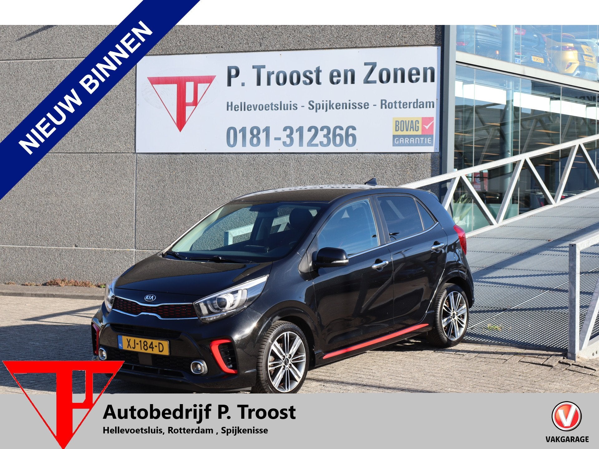 Kia Picanto 1.0 T-GDI GT-Line Nederlandse auto/Apple carplay, Voorwielaandrijving, 101 pk, Gebruikt, 920 kg