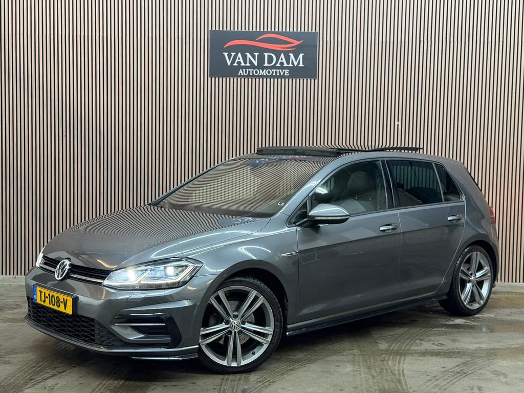 Volkswagen Golf 2.0 TDI R-Line 2018 DSG NAP PANO LED VIRTUAL, Auto's, Gebruikt, 4 cilinders, Alcantara, Origineel Nederlands