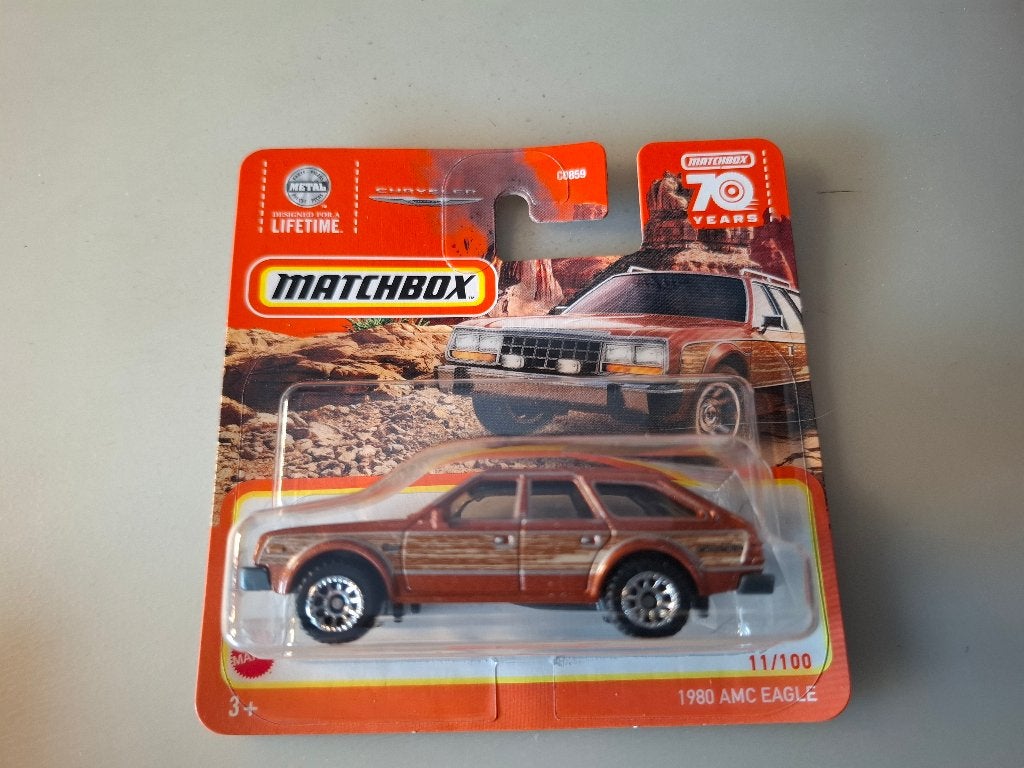 Matchbox 11 - 1980 AMC Eagle [bruin] 1/60 MIB, Ophalen of Verzenden, Nieuw, Auto