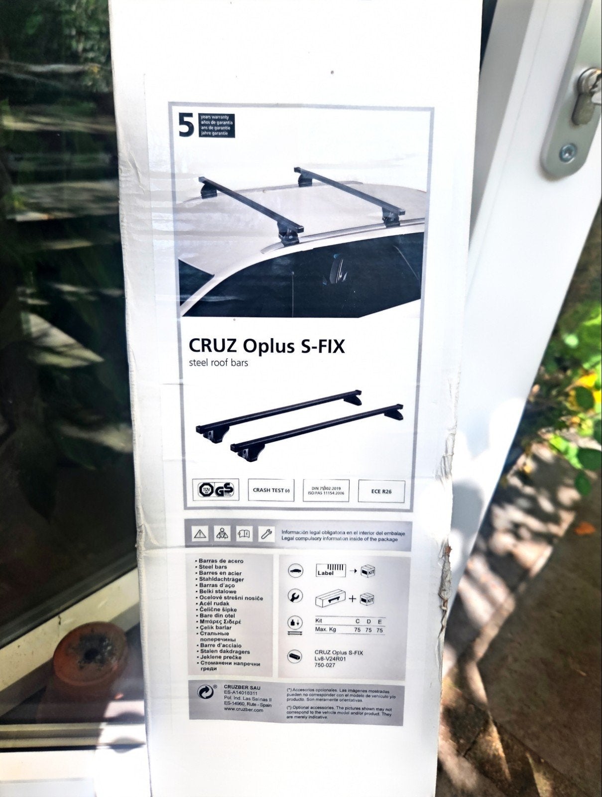 CRUZ Oplus S-FIX stalen dakdragers - Compleet en Nieuwstaat, Auto diversen, Dakdragers, Ophalen, Zo goed als nieuw