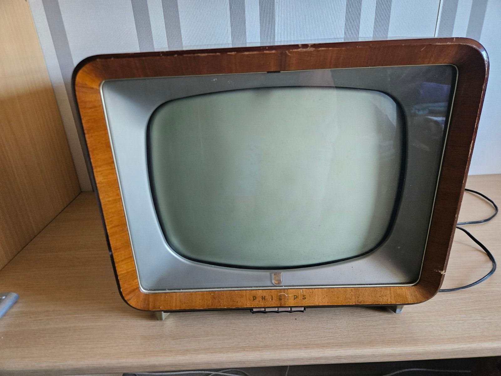 Vintage Philips TV - Jaren '50 buizen televisie, Audio, Tv en Foto, Vintage Televisies, Ophalen