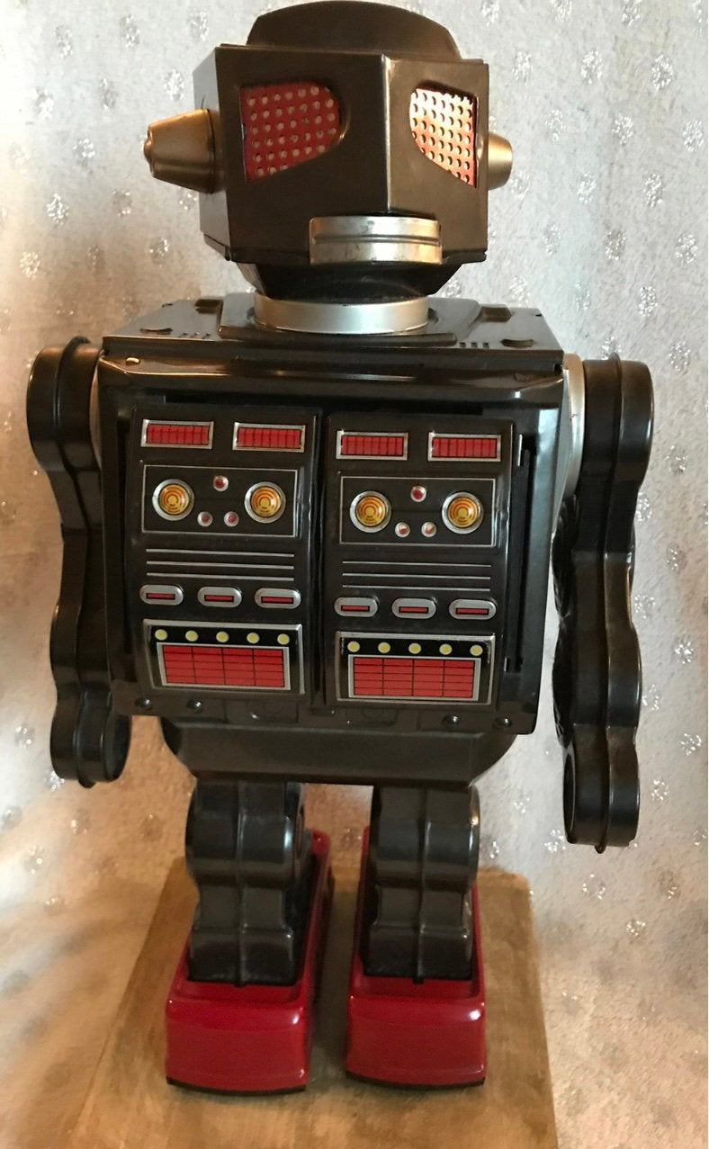 Antieke robot de space giant van Horikawa. Werkt goed., Ophalen of Verzenden