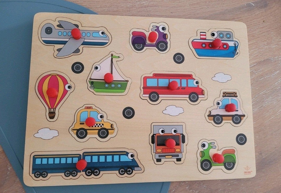 Puzzel voertuigen, 2 tot 4 jaar, 10 tot 50 stukjes, Ophalen of Verzenden, Zo goed als nieuw