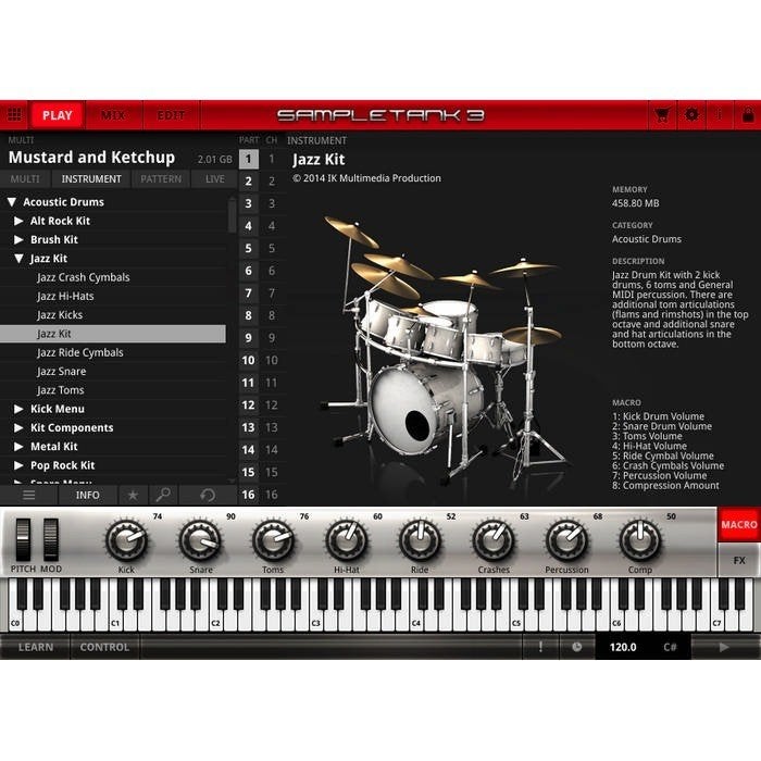 IK Multimedia iRig Keys PRO + SampleTank 3 produceer set, ., Nieuw, ., .