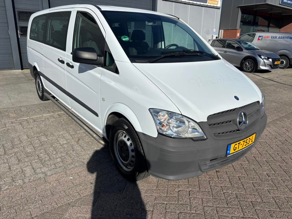Mercedes-Benz Vito 2.1 110 CDI XL 2015  9 PERSOONS Wit, Auto's, 13 km/l, Euro 5, Zwart, 2000 kg