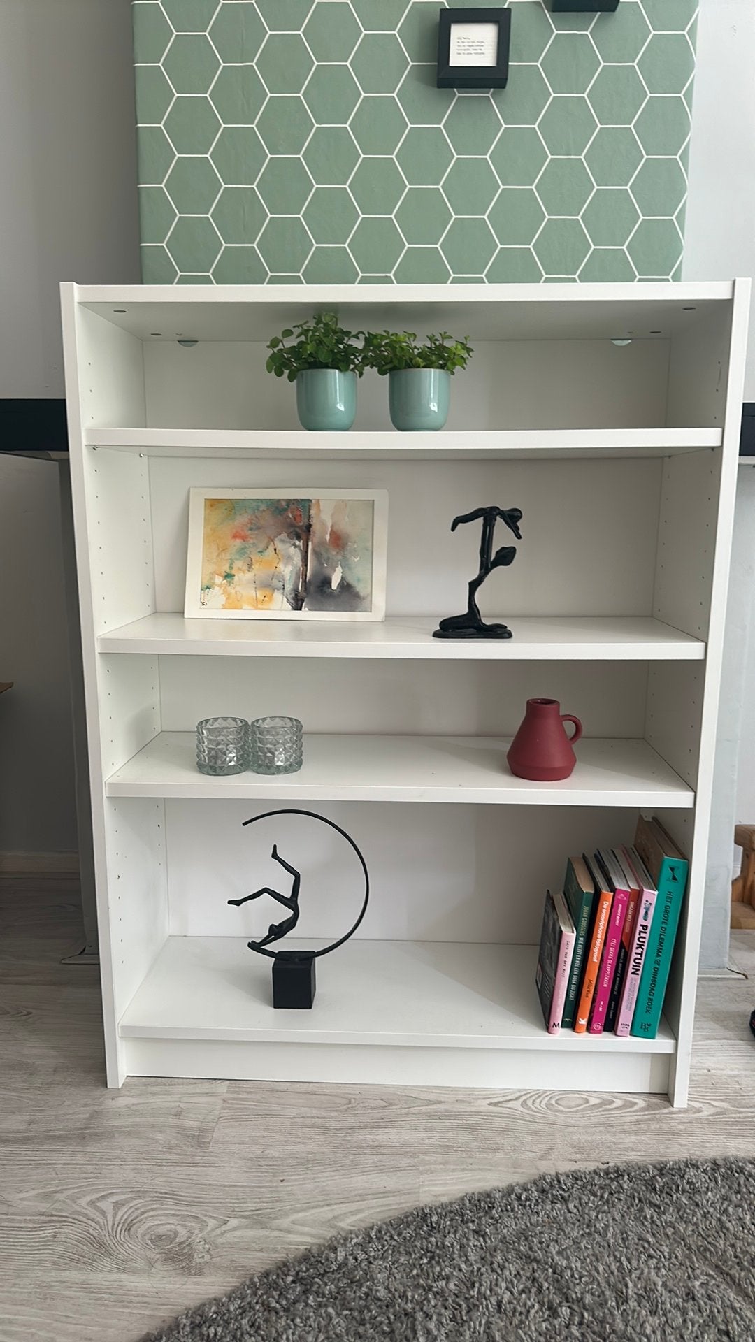 Als nieuw! IKEA Billy lage boekenkast, met extra plank!, Ophalen, Zo goed als nieuw