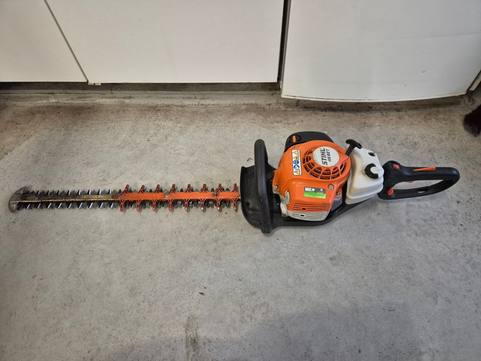 Stihl HS 82T Heggenschaar - Krachtig en Betrouwbaar, Ophalen of Verzenden, Gebruikt, Benzine, Stihl