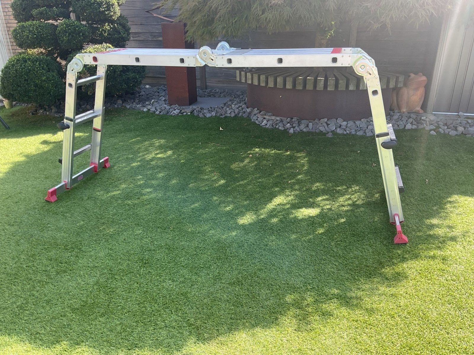 Altrex Muliti functionele steiger ladder en trap in 1 pakket, Doe-het-zelf en Verbouw, Ladders en Trappen, Ophalen, Zo goed als nieuw
