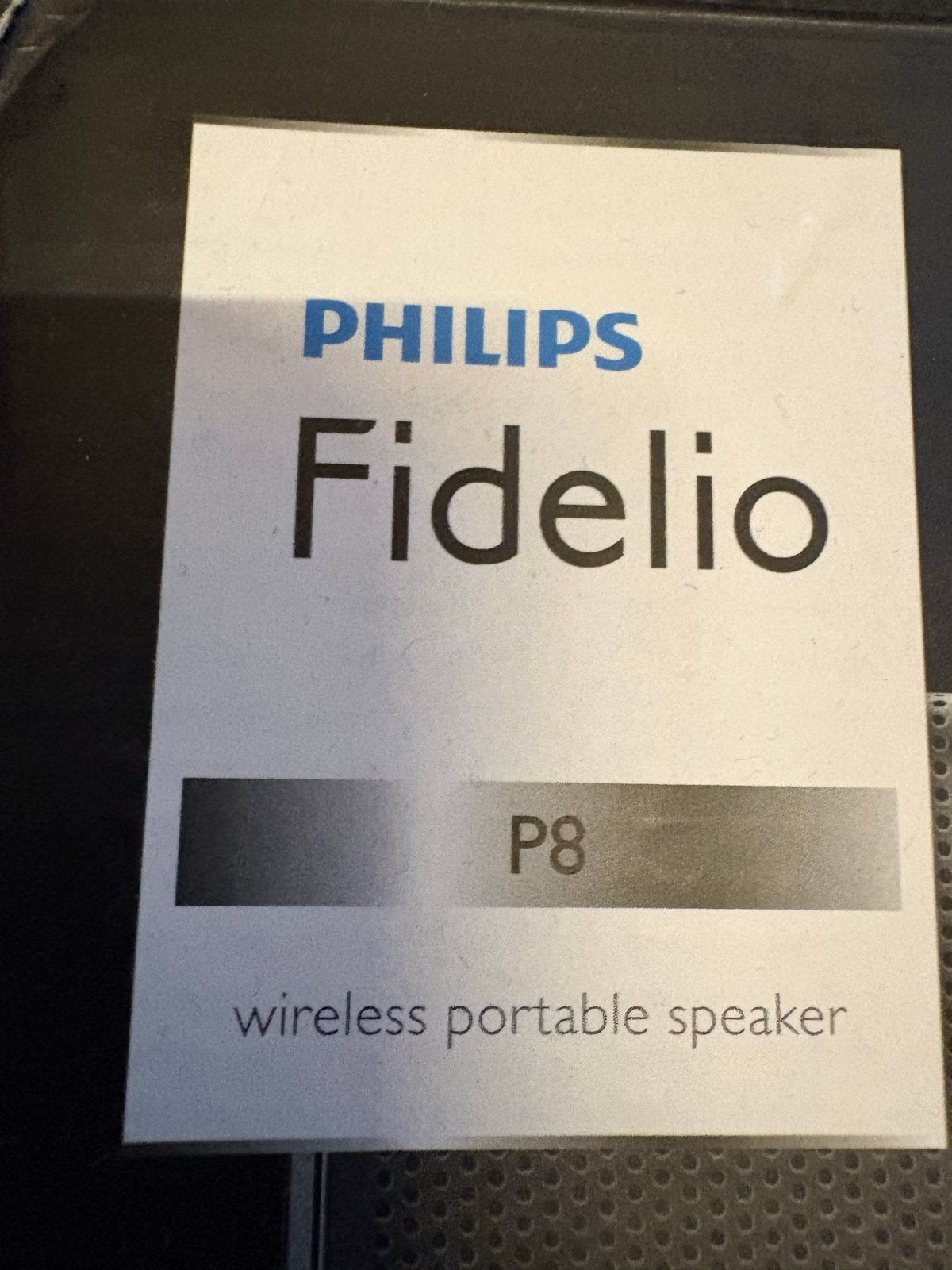 Philips Fidelio P8 Draagbare Bluetooth Speaker - Nieuw in do, Philips, Nieuw, Ophalen of Verzenden, Draagbare speaker