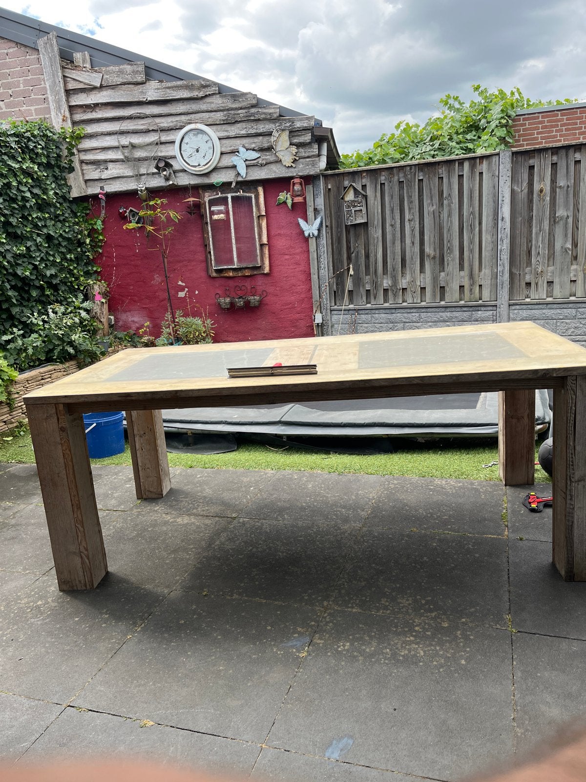 Tuin tafel, Tuin en Terras, Tuintafels, Ophalen of Verzenden, Rechthoekig, Kunststof