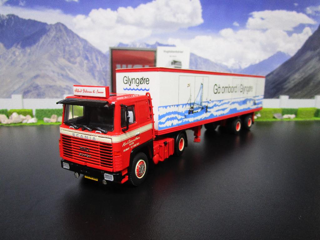 Wsi 01-4889 Scania 0 Serie 4x2 , Alfred Pedersen, Ophalen, Nieuw, Bus of Vrachtwagen, Wsi