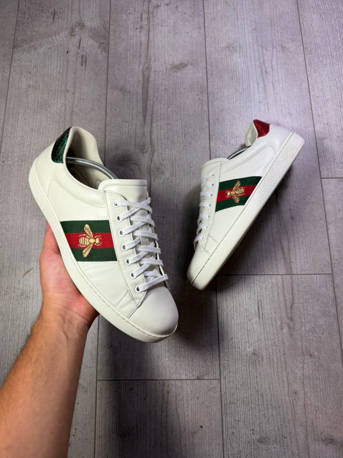Gucci, Kleding | Heren, Schoenen, Wit, Ophalen of Verzenden, Sneakers of Gympen, Gedragen