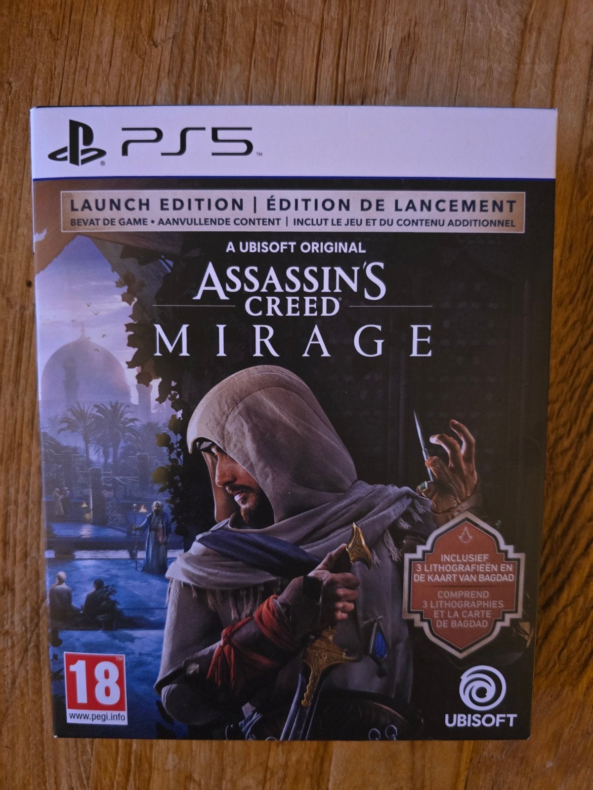 Assassin's Creed Mirage Launch Edition PS5, 1 speler, Ophalen of Verzenden, Zo goed als nieuw, Avontuur en Actie