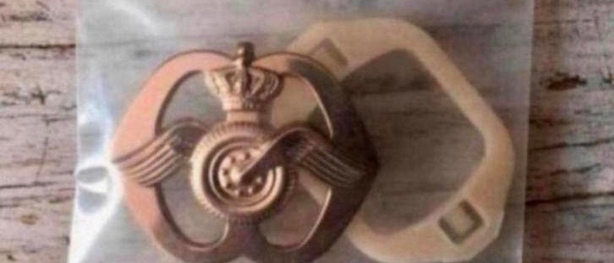 Landmacht Baretembleem AAT, Verzenden, Landmacht, Nederland, Embleem of Badge