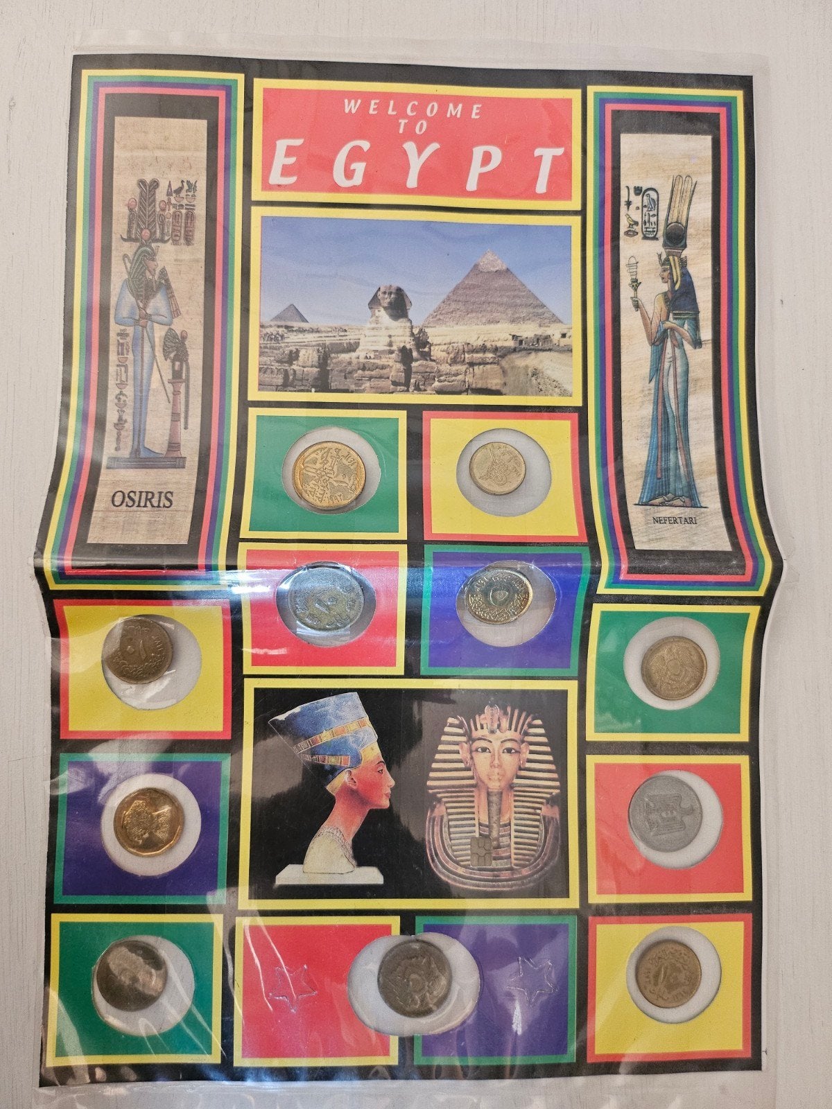 Welkom in Egypte: Munten en Bankbiljetten Verzamelmap, Ophalen of Verzenden, Verzamelmap