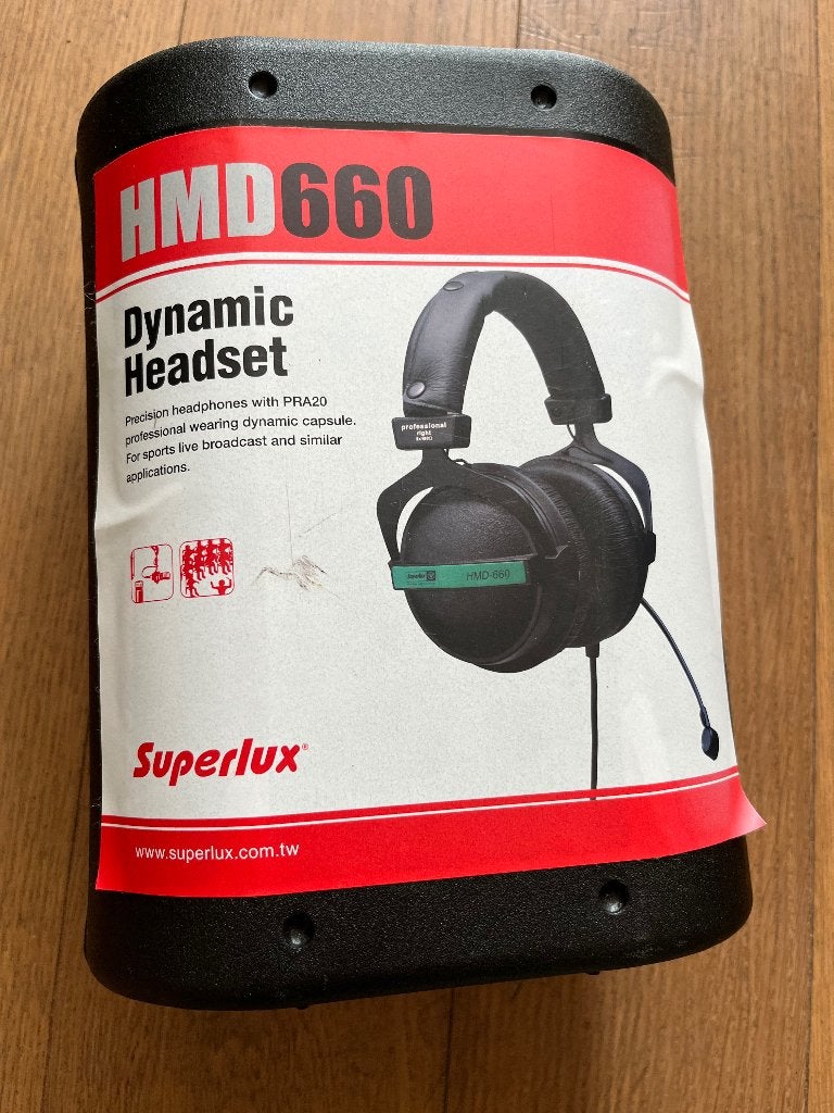 Headset HMD660, Ophalen of Verzenden, Inklapbare microfoon, Zo goed als nieuw, Over-ear
