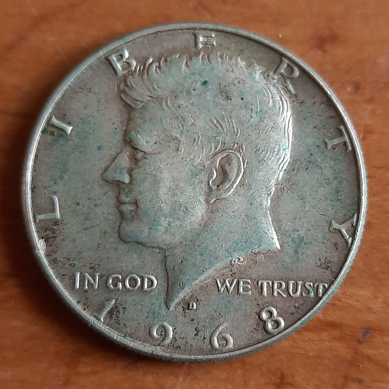 Zilveren Half Dollar 1968 USA Kennedy, Postzegels en Munten, Munten | Amerika, Verzenden, Noord-Amerika, Zilver
