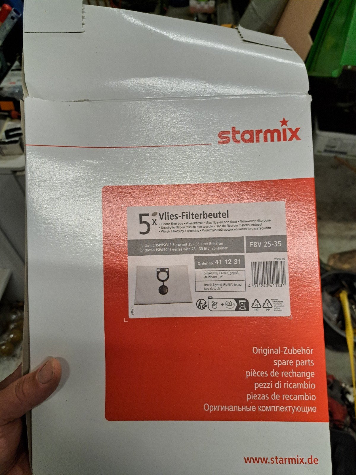 starmix  stofzuiger zakken, Doe-het-zelf en Verbouw, Ophalen of Verzenden