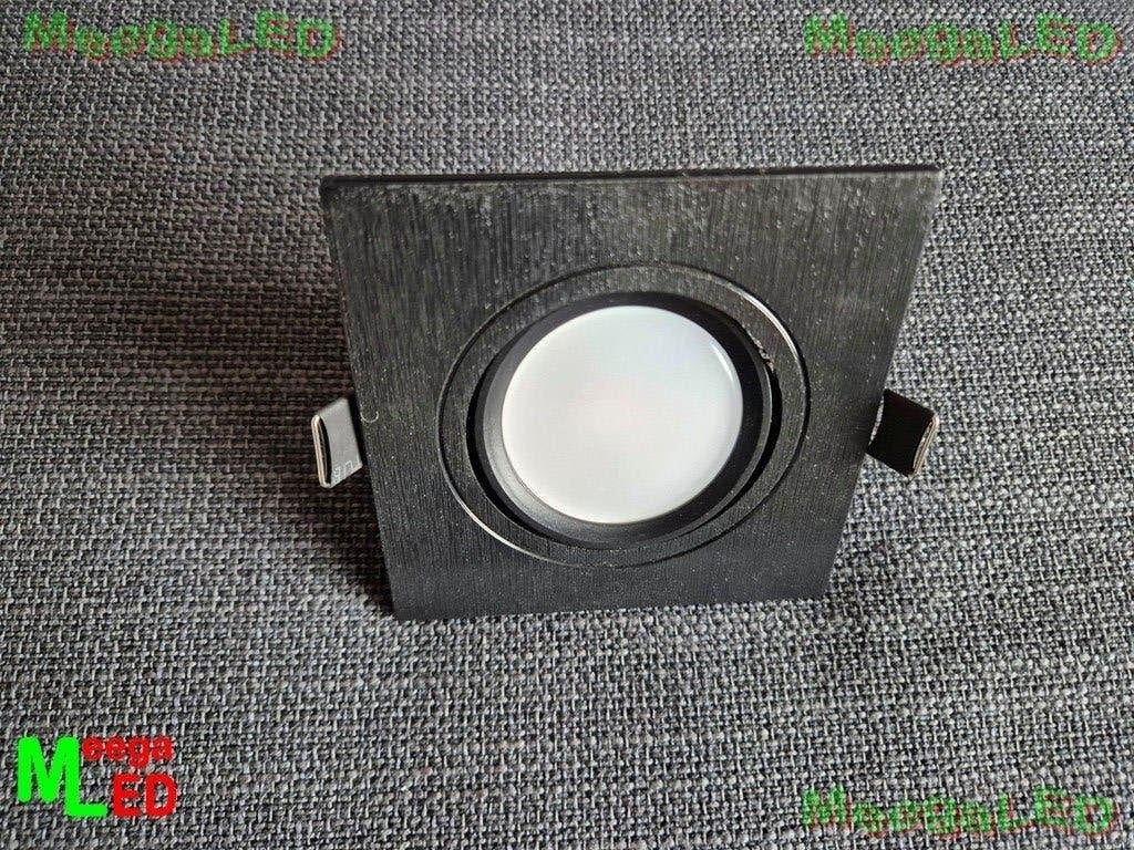 UITVERKOOP: LED inbouwspot zwart 6W WW - laatste 3 stuks, Huis en Inrichting, Lampen | Spots, Kunststof, Overige merken, Nieuw