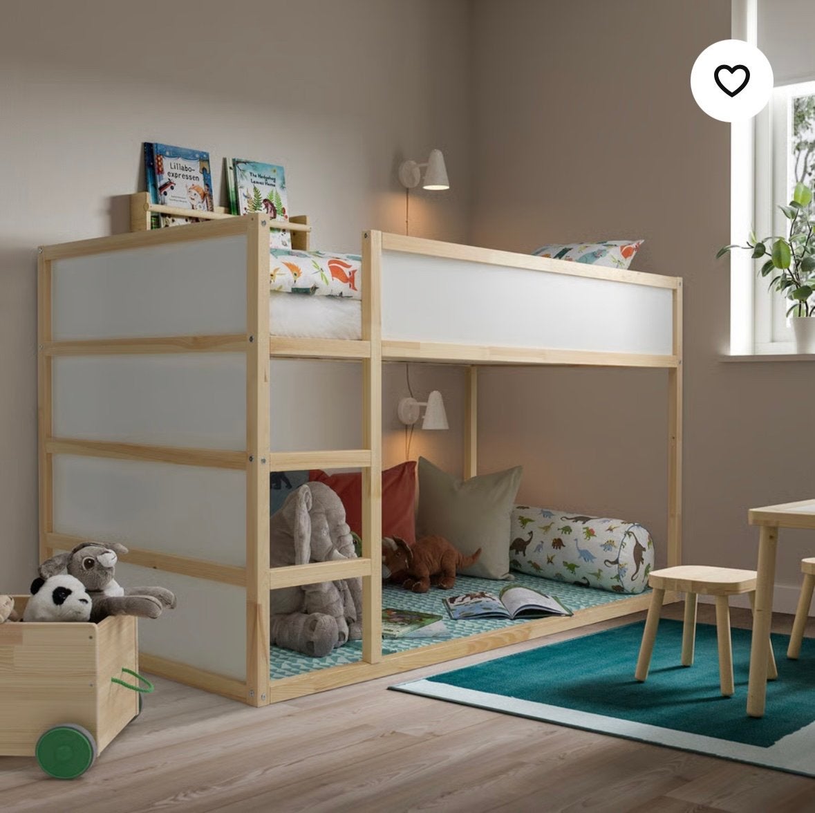 IKEA Kura hoogslaper, Huis en Inrichting, Slaapkamer | Stapelbedden en Hoogslapers, Ophalen, Gebruikt, Eenpersoons, 160 tot 180 cm