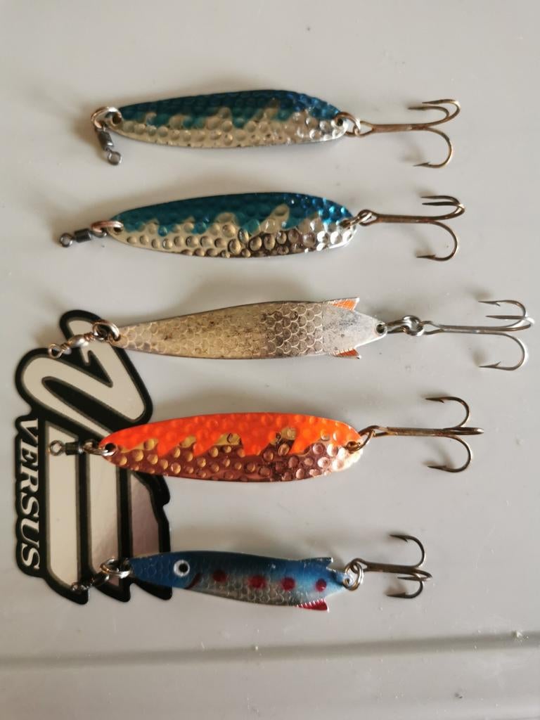 Set met 5x Abu garcia lepel, Watersport en Boten, Hengelsport | Zeevissen, Ophalen of Verzenden, Gebruikt, Overige typen