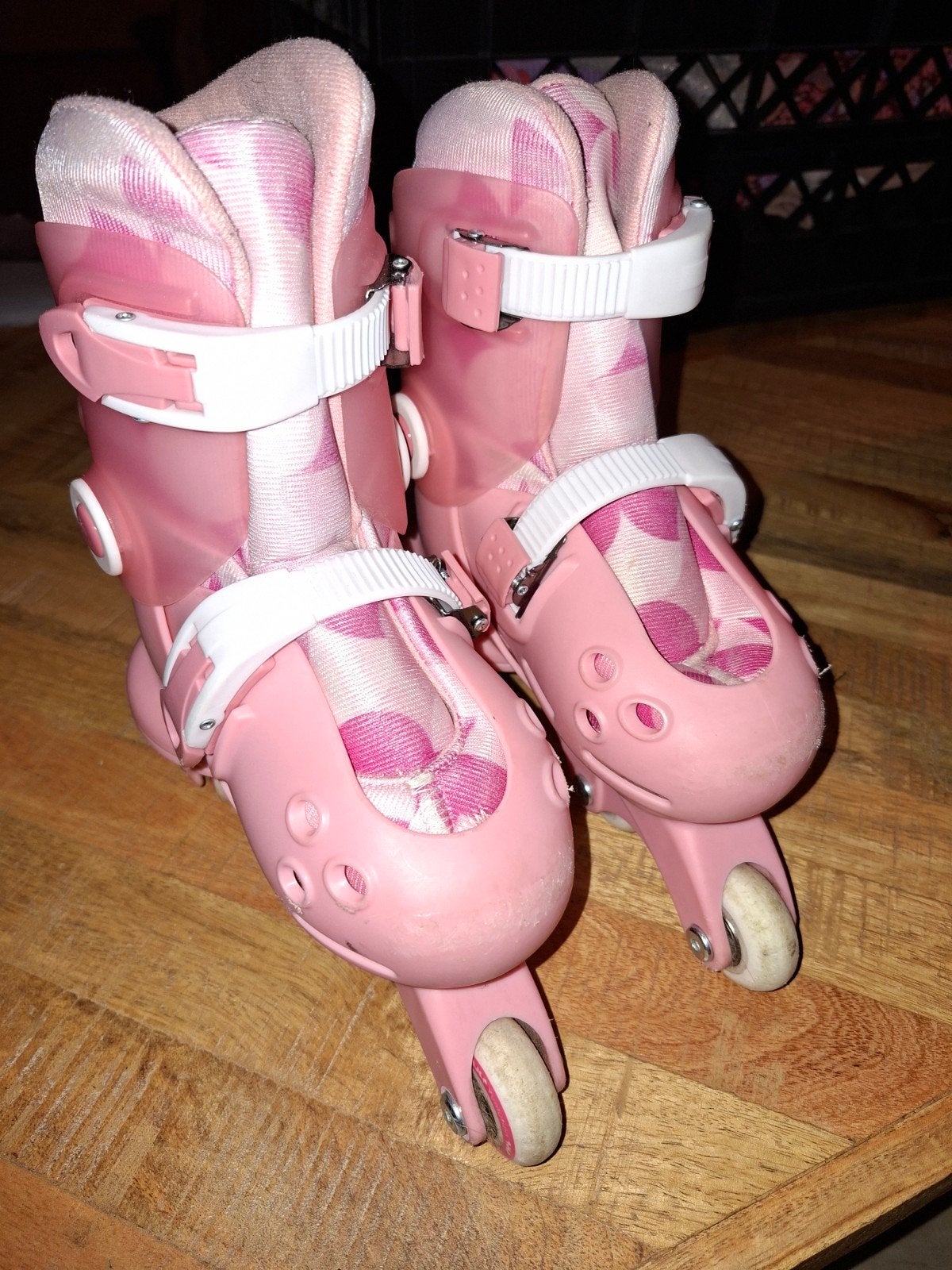 Roze Yvolution twista skeelers  - verstelbaar 30-34, Sport en Fitness, Skeelers, Ophalen, Gebruikt, Overige typen, Overige merken