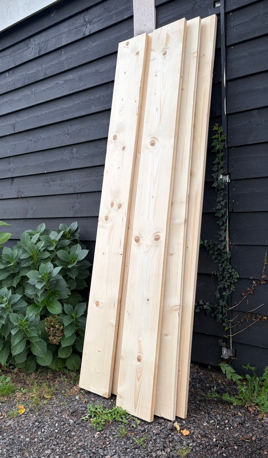 6 nieuwe steigerplanken 205 cm – geschaafd – €55, Doe-het-zelf en Verbouw, Ophalen, 25 tot 50 mm, Nieuw, Plank