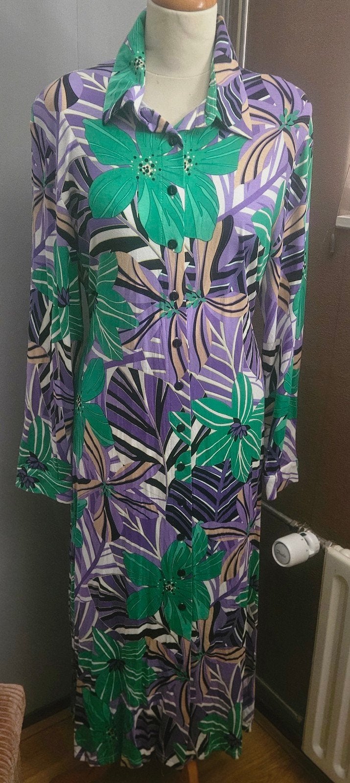 Magna jurk met bloemenprint, maat 40/42, nieuw, Meerkleurig, Maat 42/44 (L), Nieuw, Ophalen of Verzenden